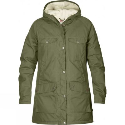 Parka Fjallraven Greenland Winter Mujer - Verde Oliva - Chile XUG659712